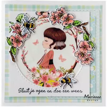 Marianne Design, Tiny's Blossom Stamp & die Set