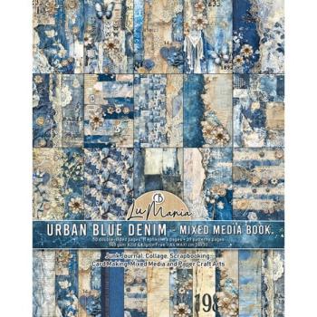Ciao Bella, Urban Blue Denim A4 Maxi Mixed Media Book