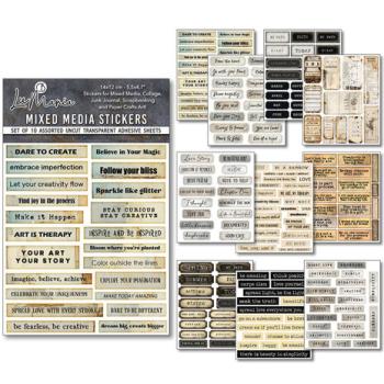 Ciao Bella, Little Words Mixed Media Stickers