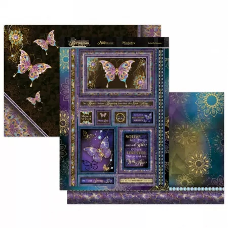 Midnight Butterflies - Butterfly Dreams Topper Set, Hunkydory