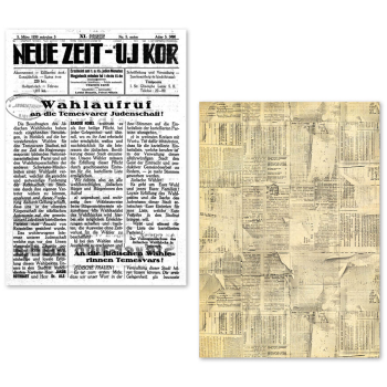 Ciao Bella, Newspapers A5 Tissue Paper Set