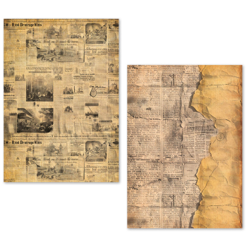 Ciao Bella, Newspapers A5 Tissue Paper Set
