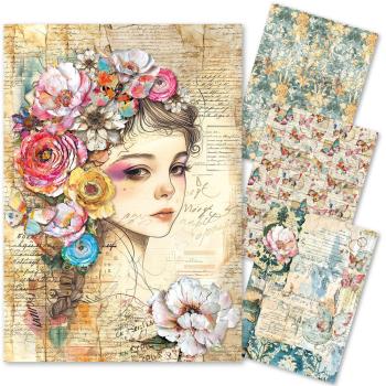 Ciao Bella, Quintessential A4 Mixed Media Rice Paper