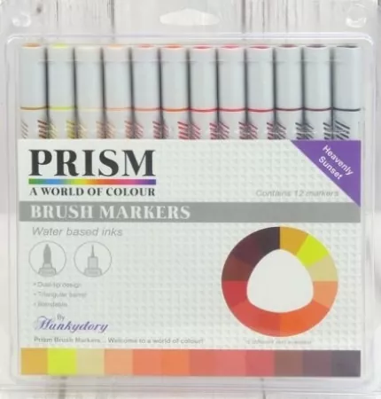 Prism Brush Markers - Heavenly Sunset, Hunkydory