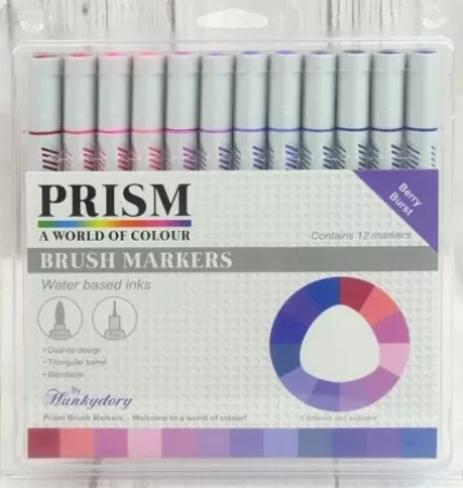 Prism Brush Markers - Berry Burst, Hunkydory