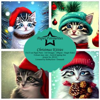Paper Favourites, Christmas Kitties 6x6 Inch Paper Pack