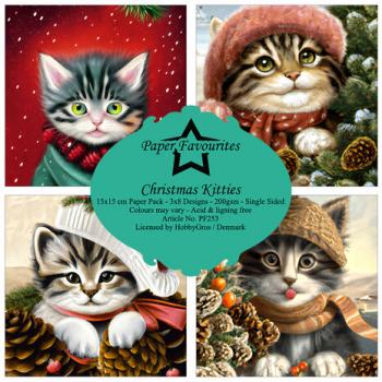 Paper Favourites, Christmas Kitties 6x6 Inch Paper Pack