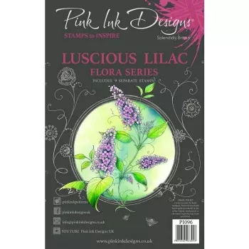 Pink Ink • Clear stamp set designs Luscious lilac, Flieder
