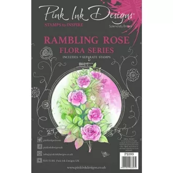 Pink Ink • Clear stamp set designs Rambling Rose