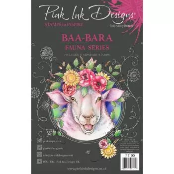 Pink Ink Designs • Clear stamp set Baa-bara