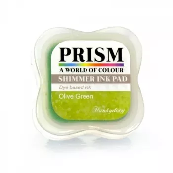 Hunkydory Shimmer Prism Ink Pads - Olive Green