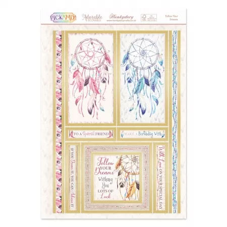 Pick 'N' Mix Topper Sheet - Follow Your Dreams, Hunkydory