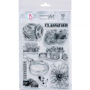 Ciao Bella, Clear Stamp Set 6"x8" Classified
