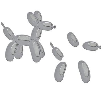 Spellbinders, Balloon Party Animal Etched Dies
