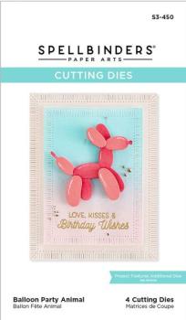 Spellbinders, Balloon Party Animal Etched Dies