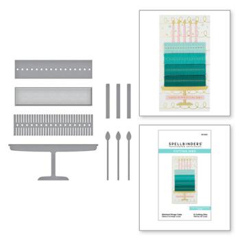 Spellbinders, Stitched Fringe Cake Etched Dies