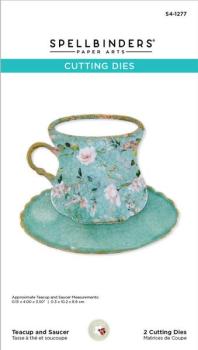 Spellbinders, Teacup and Saucer Etched Dies