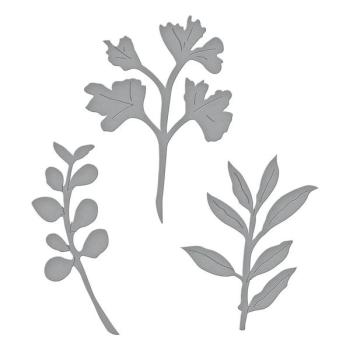 Spellbinders, Victorian Garden Foliage Etched Dies
