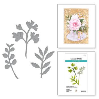 Spellbinders, Victorian Garden Foliage Etched Dies