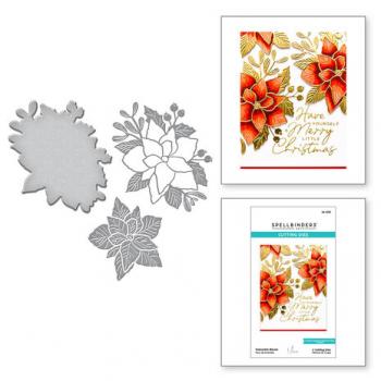 Spellbinder, Poinsettia Bloom Etched Dies