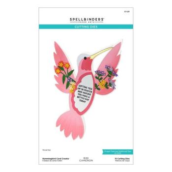 Spellbinders, Hummingbird Card Creator Etched Dies, SONDERPREIS