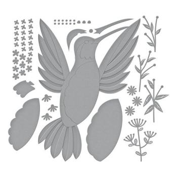 Spellbinders, Hummingbird Card Creator Etched Dies, SONDERPREIS