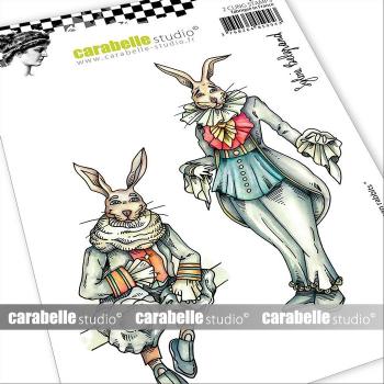 Carabelle Studio • Cling Stamp Gentlemen Rabbits
