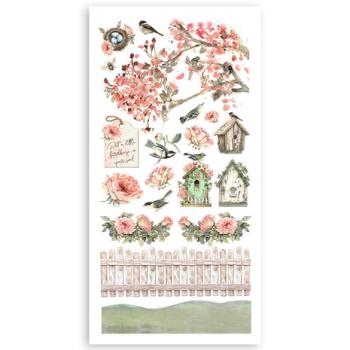 Stamperia, House of Roses 6x12 Inch Paper Cut-outs