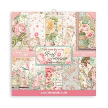 Stamperia, Rose Parfum 12x12 Inch Paper Pack