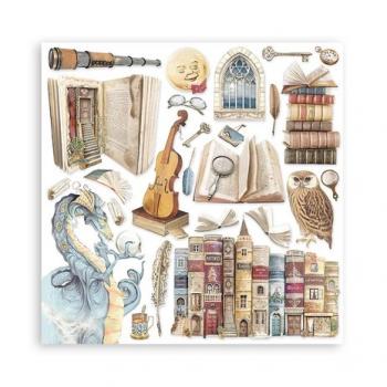 Stamperia, Vintage Library 12x12 Inch Paper Pack