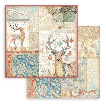 Stamperia, Christmas Greetings Paper Pack