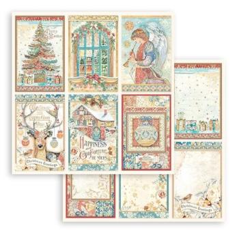 Stamperia, Christmas Greetings 12x12 Inch Paper Pack