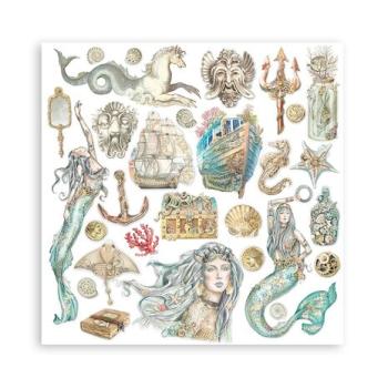 Stamperia, Songs of the Sea 12x12 Inch Paper Pack