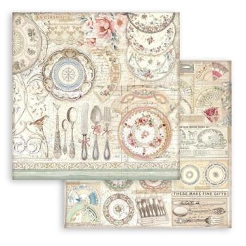 Stamperia, Brocante Antiques 12x12 Inch Paper Pack