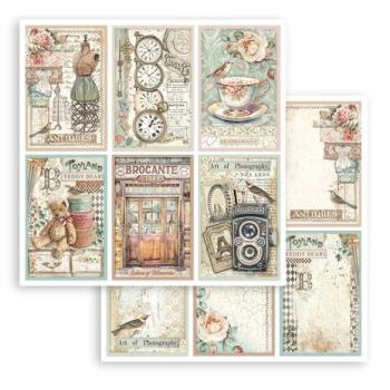 Stamperia, Brocante Antiques 12x12 Inch Paper Pack