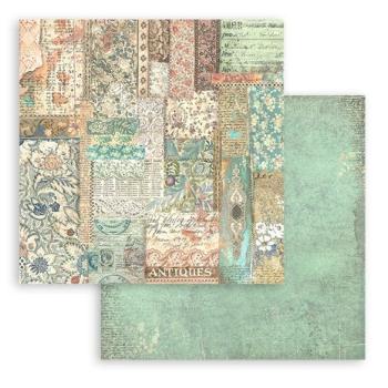 Stamperia, Brocante Antiques Maxi Background 12x12 Inch Paper Pack