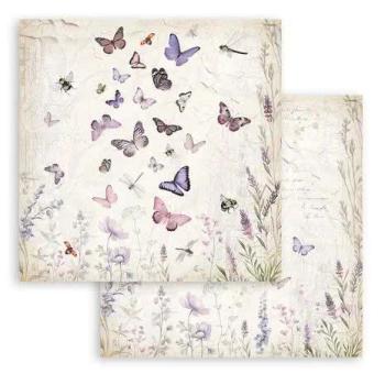 Stamperia, Lavender Scrapbook Block