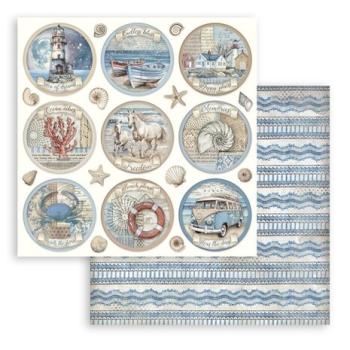Stamperia, Silent Sea 12x12 Inch Paper Pack