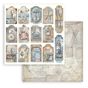 Stamperia, Silent Sea 12x12 Inch Paper Pack