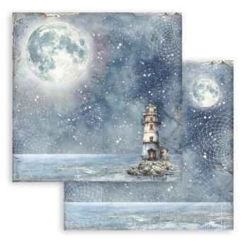 Stamperia, Silent Sea Maxi Background Selection Paper Pack