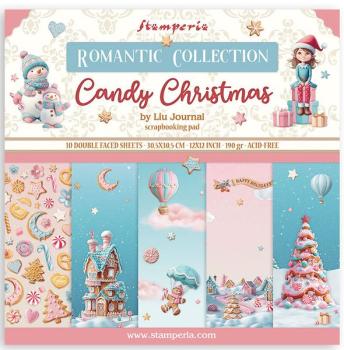 Stamperia, Candy Christmas 12x12 Inch Paper Pack