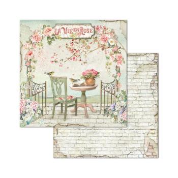 Stamperia, House of Roses 8x8 Inch Paper Pack