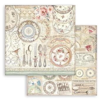 Stamperia, Brocante Antiques 8x8 Inch Paper Pack