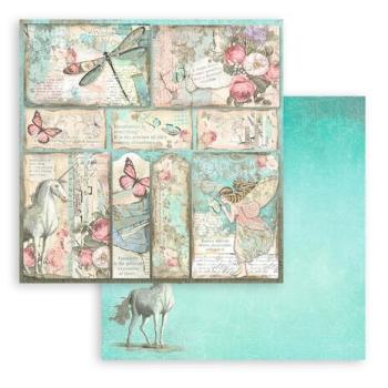 Stamperia, Wonderland 8x8 Inch Paper Pack