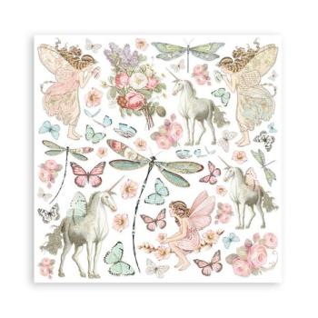 Stamperia, Wonderland 8x8 Inch Paper Pack