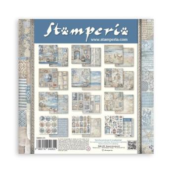 Stamperia, Silent Sea 8x8 Inch Paper Pack
