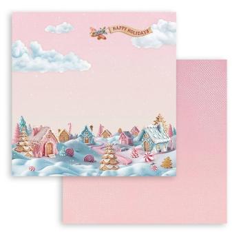 Stamperia, Candy Christmas 8x8 Inch Paper Pack