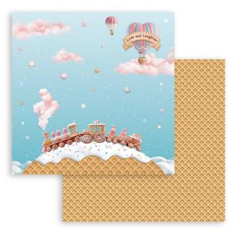 Stamperia, Candy Christmas 8x8 Inch Paper Pack