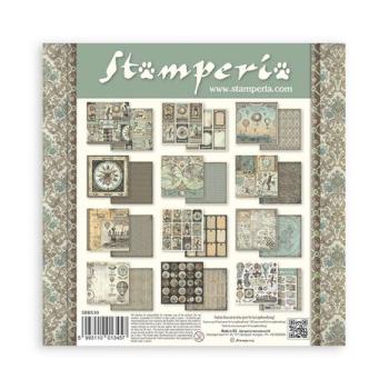 Stamperia, Voyages Fantastiques 8x8 Inch Paper Pack