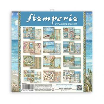 Stamperia, Blue Dream 8x8 Inch Paper Pack